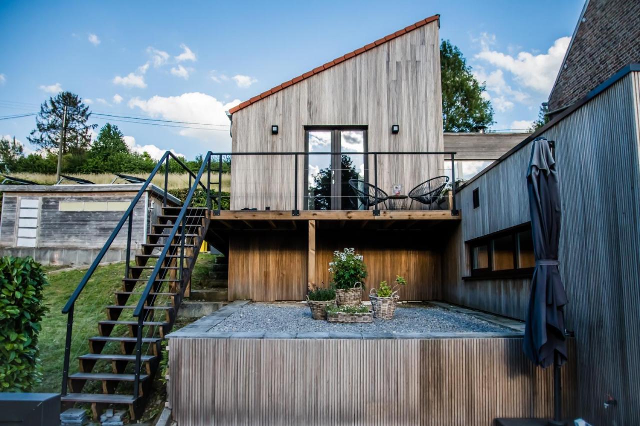 Au Calme De Hosdent Bed and Breakfast Braives Exteriör bild