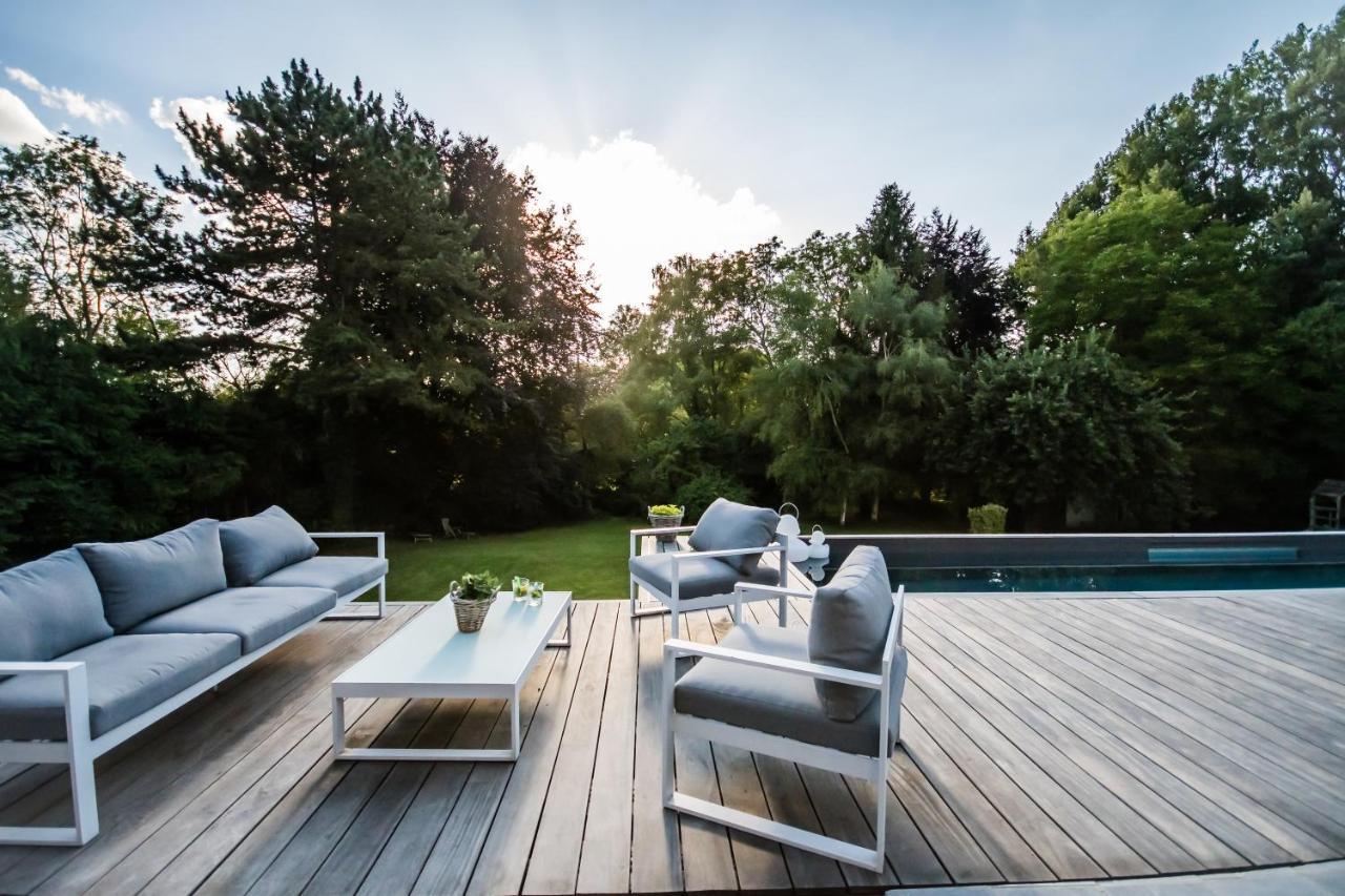 Au Calme De Hosdent Bed and Breakfast Braives Exteriör bild