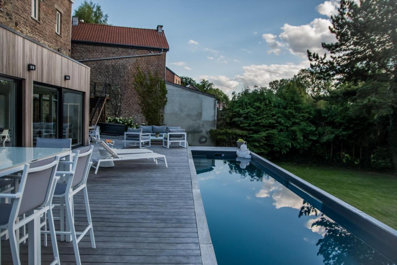 Au Calme De Hosdent Bed and Breakfast Braives Exteriör bild