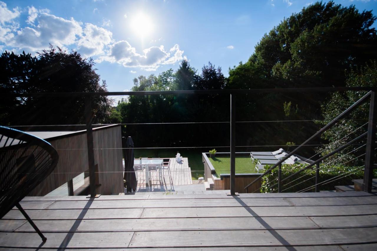 Au Calme De Hosdent Bed and Breakfast Braives Exteriör bild